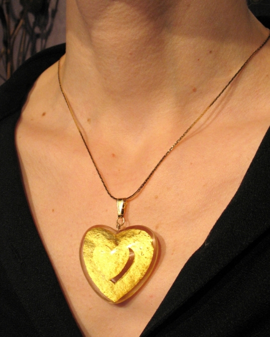 23K Gold Leaf in Resin